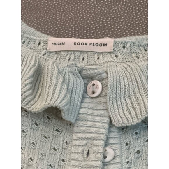 Soor Ploom Cardigan 18/24M EUC - Picture 2 of 3